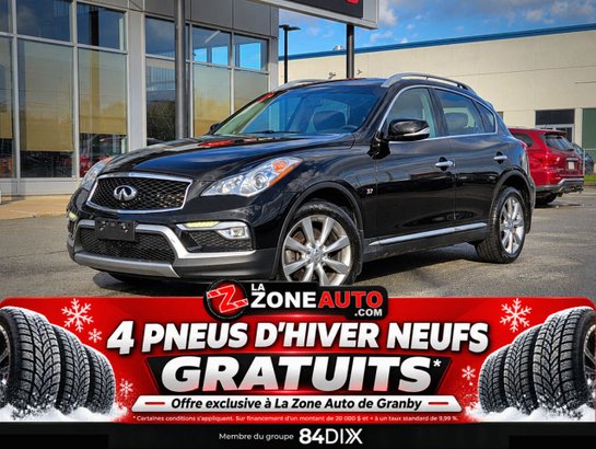 2017 INFINITI QX50 Moteur V6 3.7L 325 chevaux + Traction intégrale Black