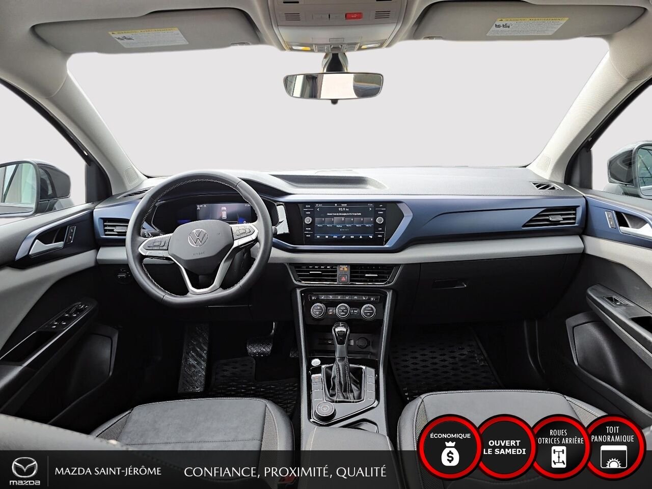 Volkswagen Taos Comfortline 4MOTION | TOIT PANORAMIQUE | MAGS | CUIR | 2023 Noir Saint-Jérôme - photo #21