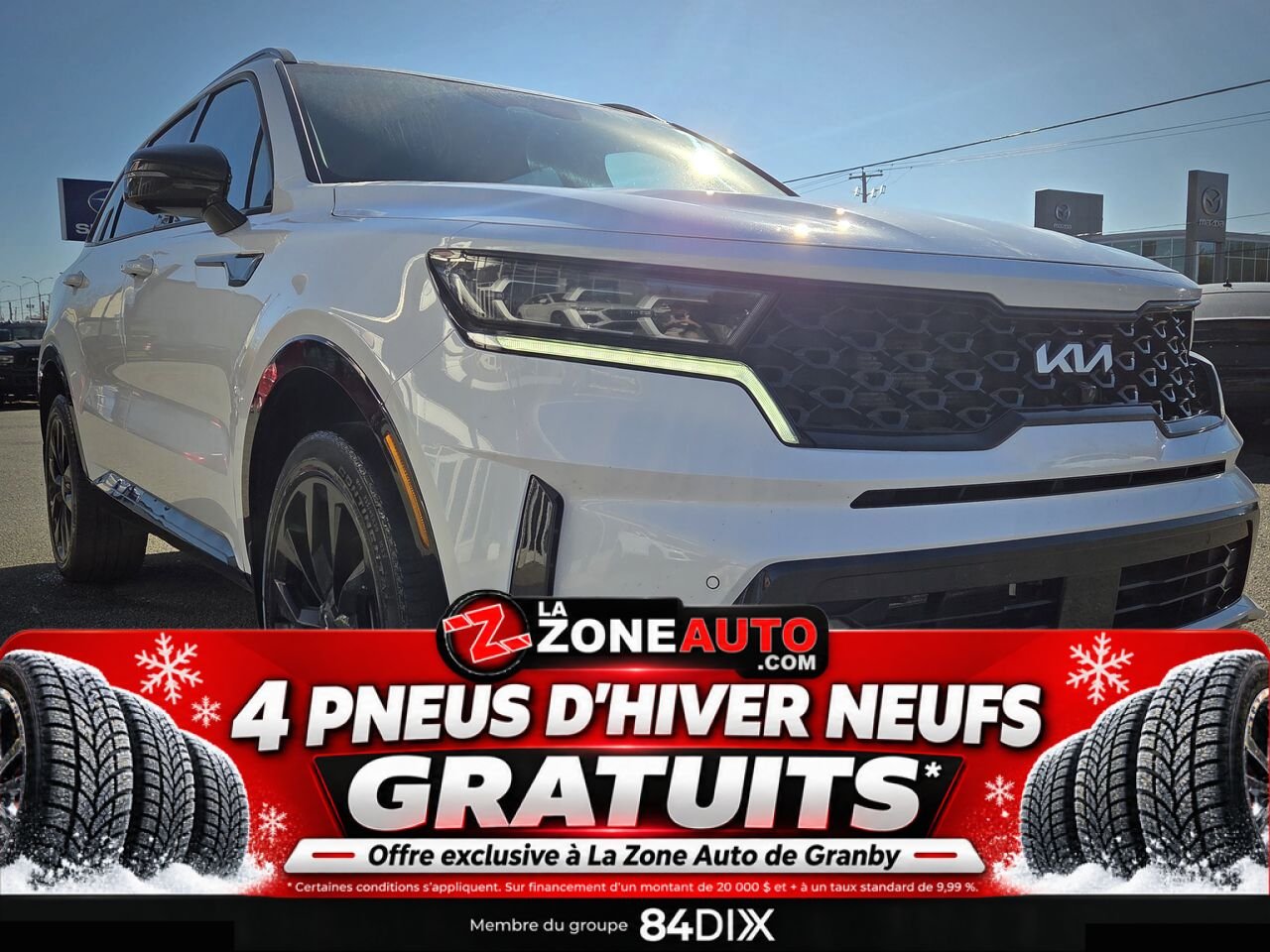 Kia Sorento SX AWD 2022 Blanc Granby - photo #8