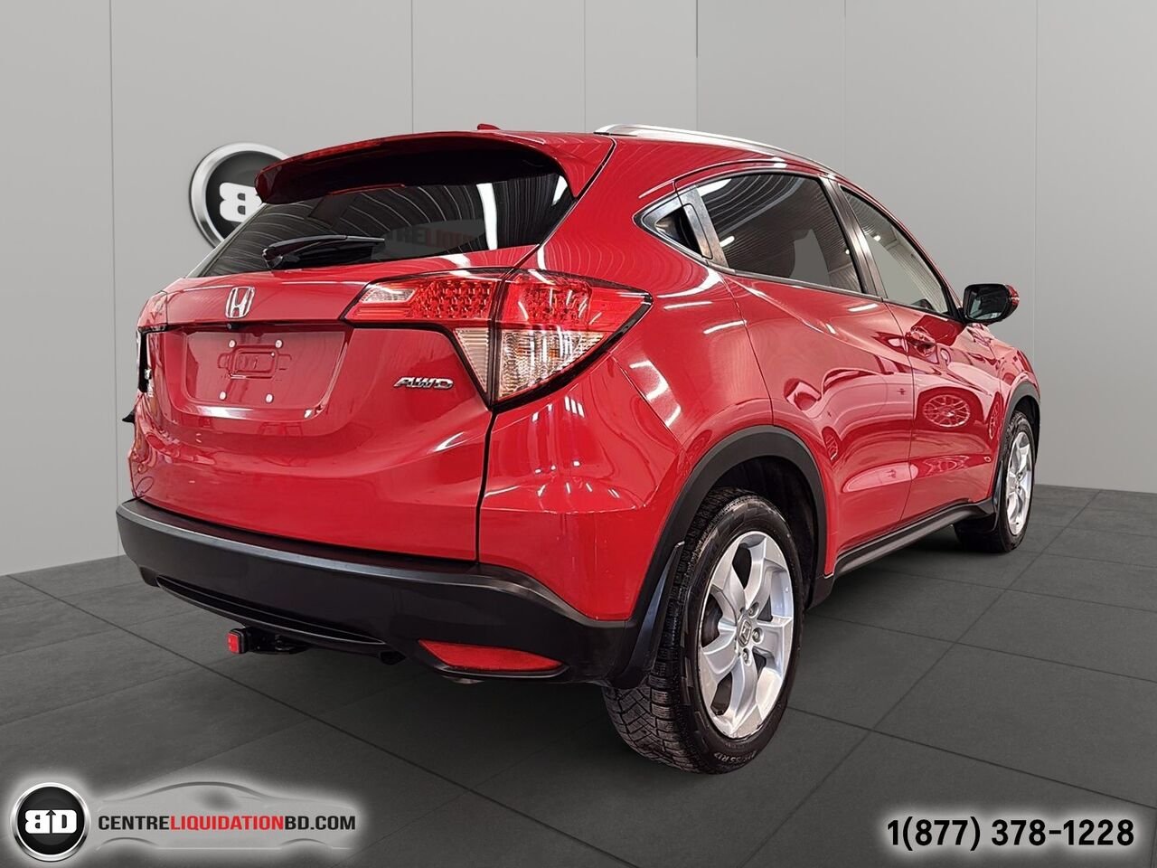 2016 Honda HR-V EX-L AWD CUIR TOIT OUVRANT | BD0229 Red Granby - photo #5