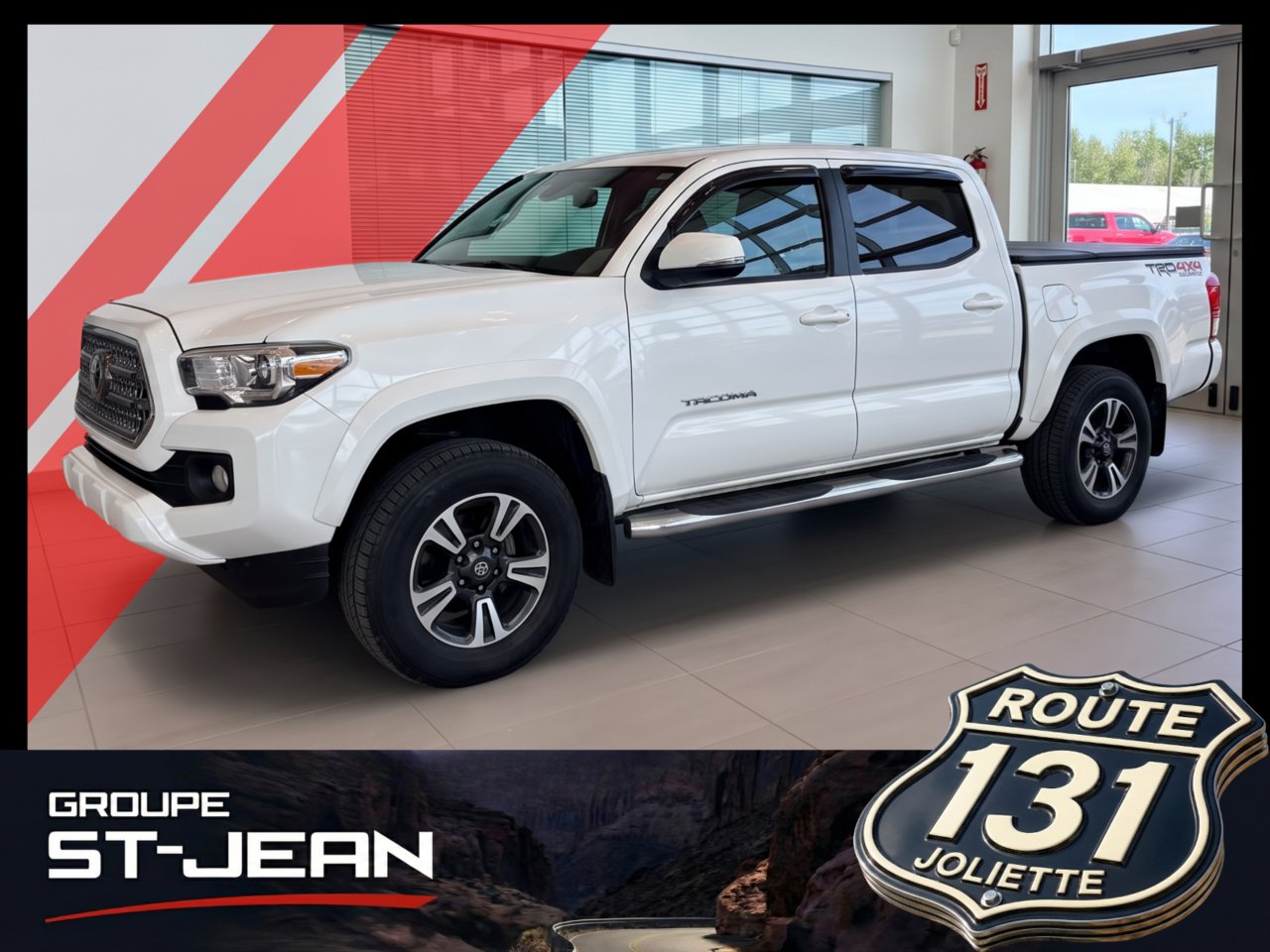 2016 Toyota TACOMA DBL CAB SR5/TRD White Notre-Dame-des-Prairies - photo #0