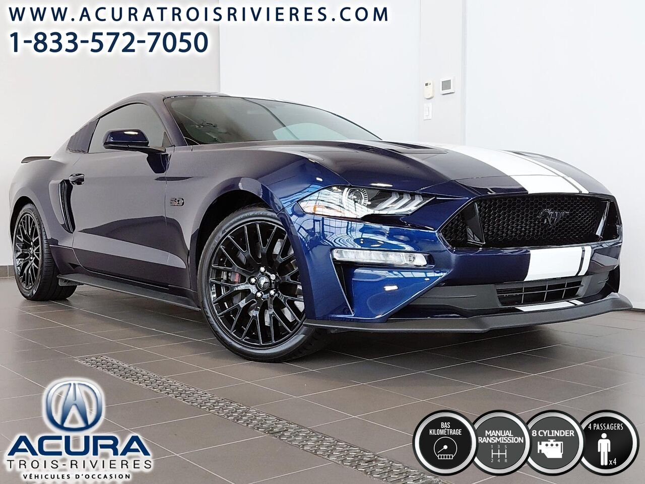 2018 Ford Mustang GT 5.0 LITRES Blue Trois-Rivières - photo #0