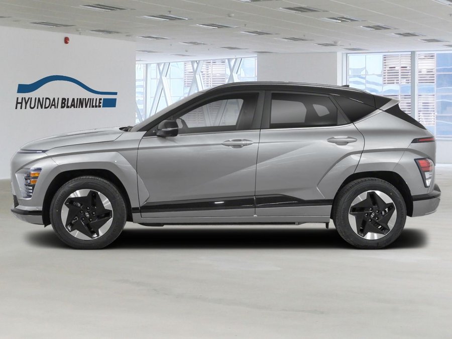Hyundai Kona électrique 2026 2026 Gris cybernétique avec toit Noir abyssal