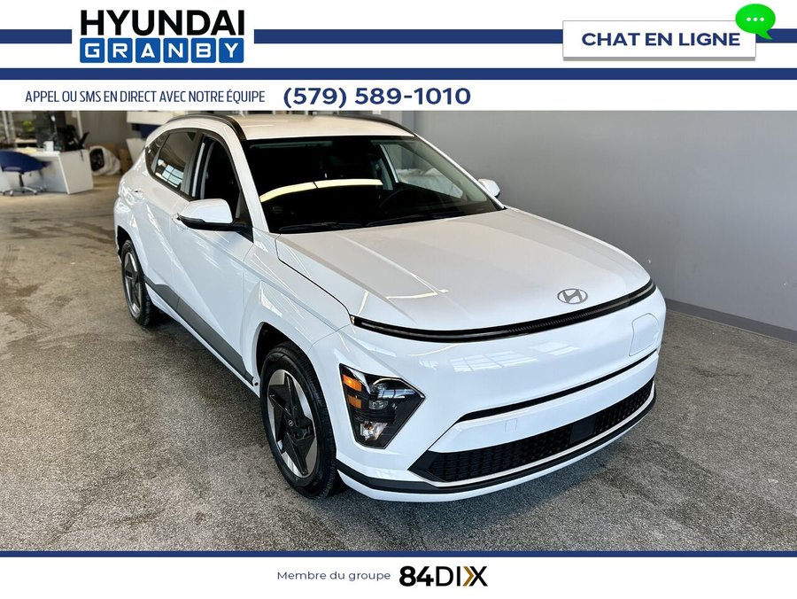 Hyundai Kona électrique Preferred 2024 Blanc