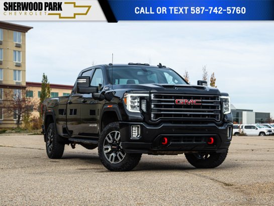 2023 GMC Sierra 2500HD AT4 Preferred 6.6L Gas | Sunroof Black