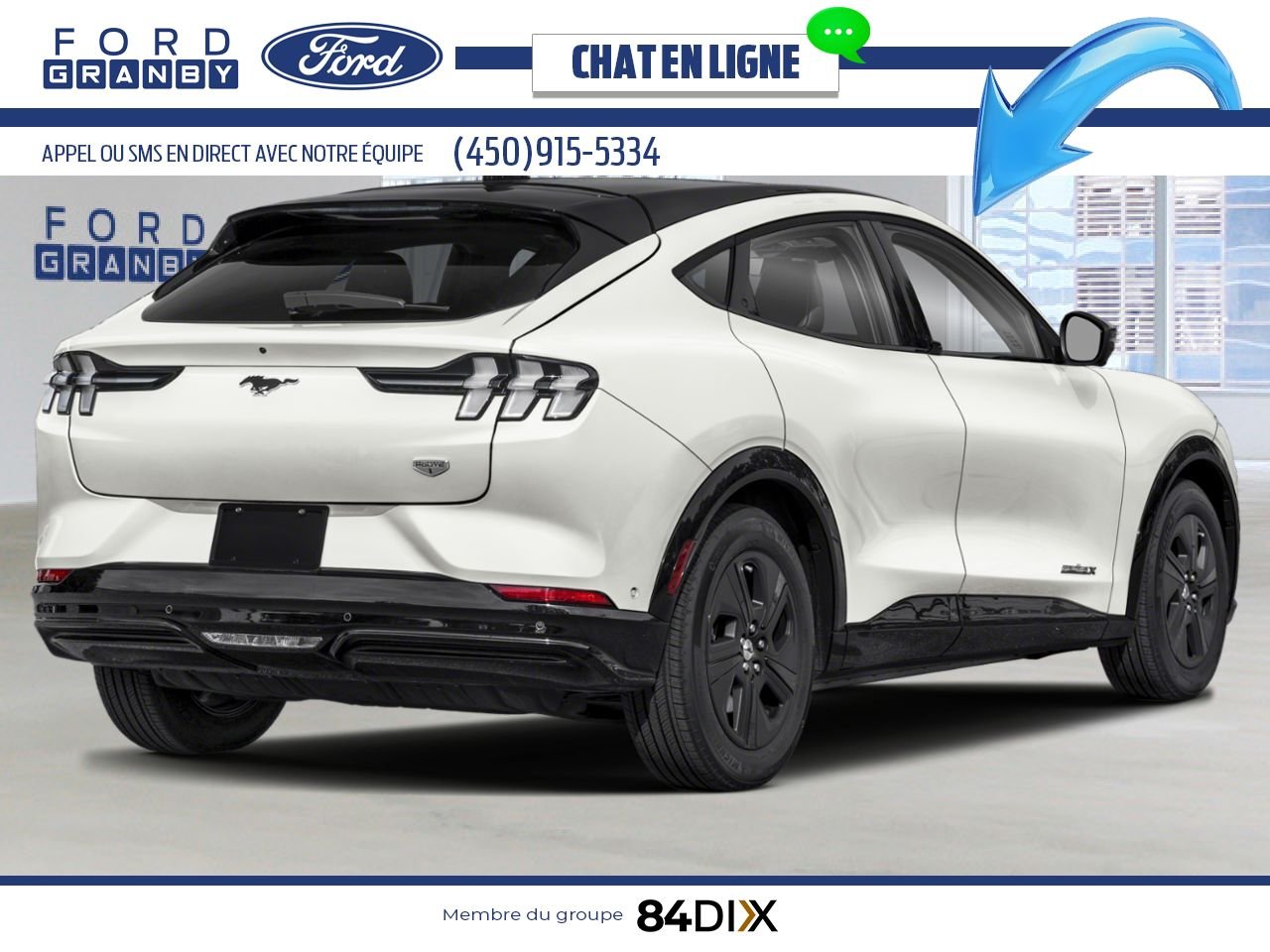 2025 Ford Mustang Mach-E Star White Metallic Tri-Coat Granby - photo #1