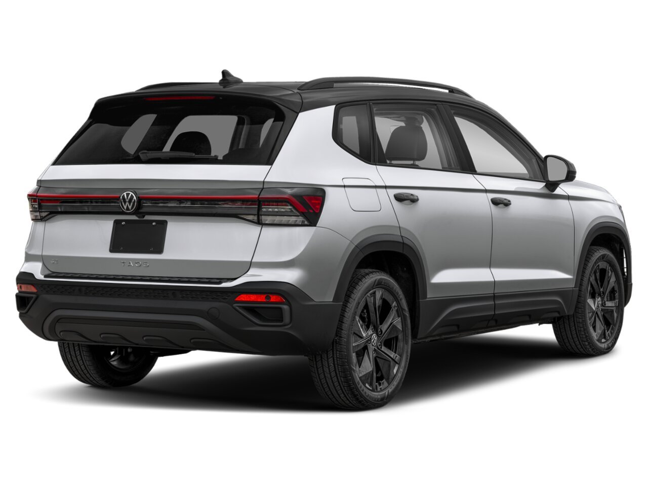2026 Volkswagen Taos Pure White with Black Roof Rouyn-Noranda - photo #2