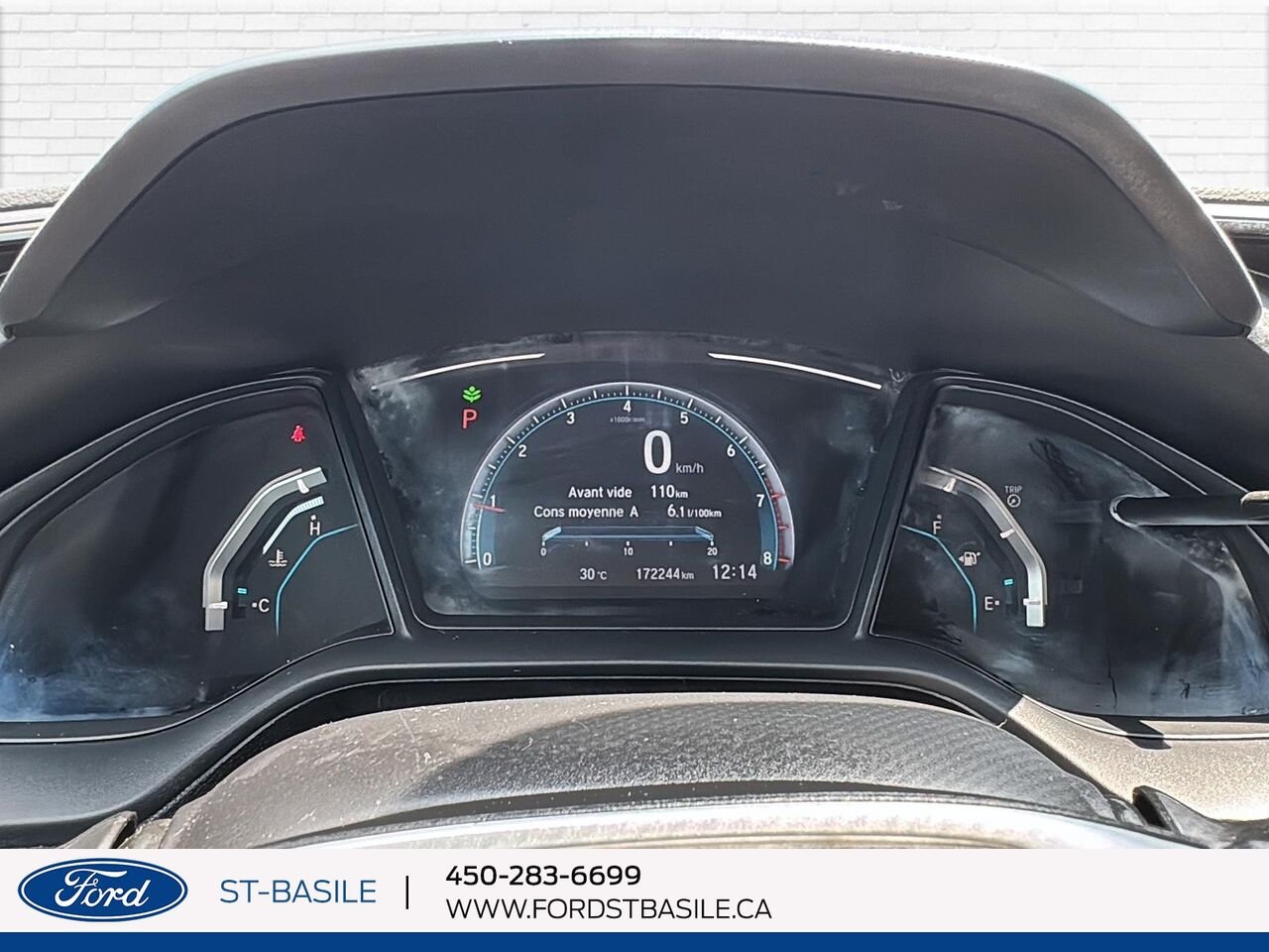 2020 HONDA CIVIC White Saint-Basile-le-Grand - photo #18