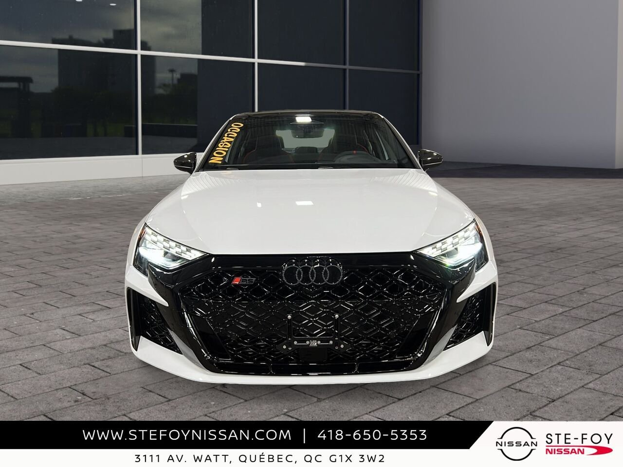 2026 Audi RS 3 OPTIQUE CARBONE PLUS ET DESIGN RS PACK White Ste-Foy - photo #1
