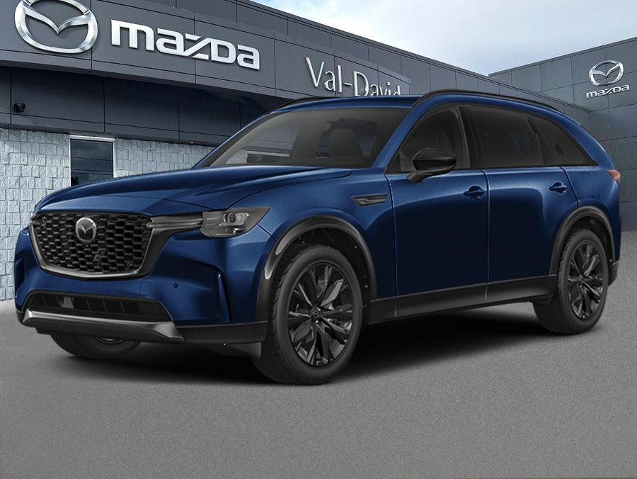 Mazda CX-90 hybride léger GT-P TI, CUIR, HYBRIDE LÉGER 2026 Bleu cristal foncé mica