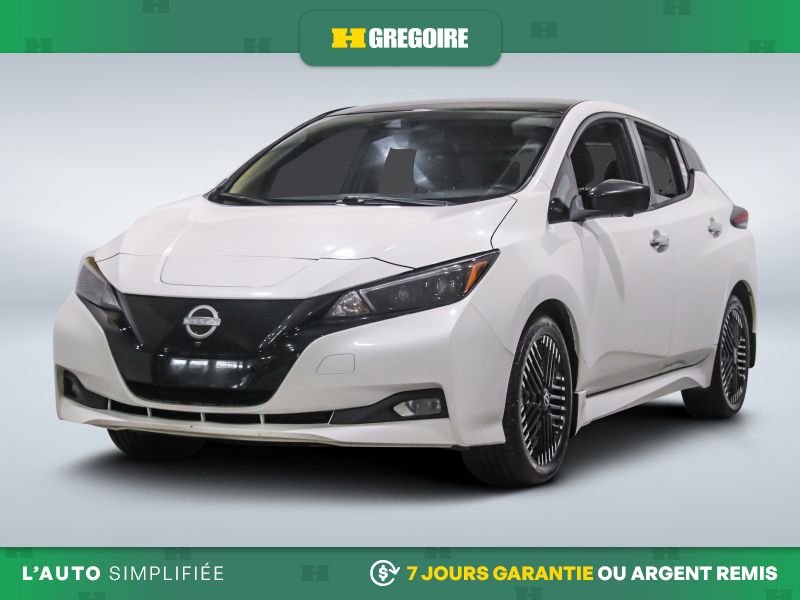 2023 Nissan Leaf SV AUTO A/C GR ELECT NAV MAGS CAM RECUL BLEUTOOTH White