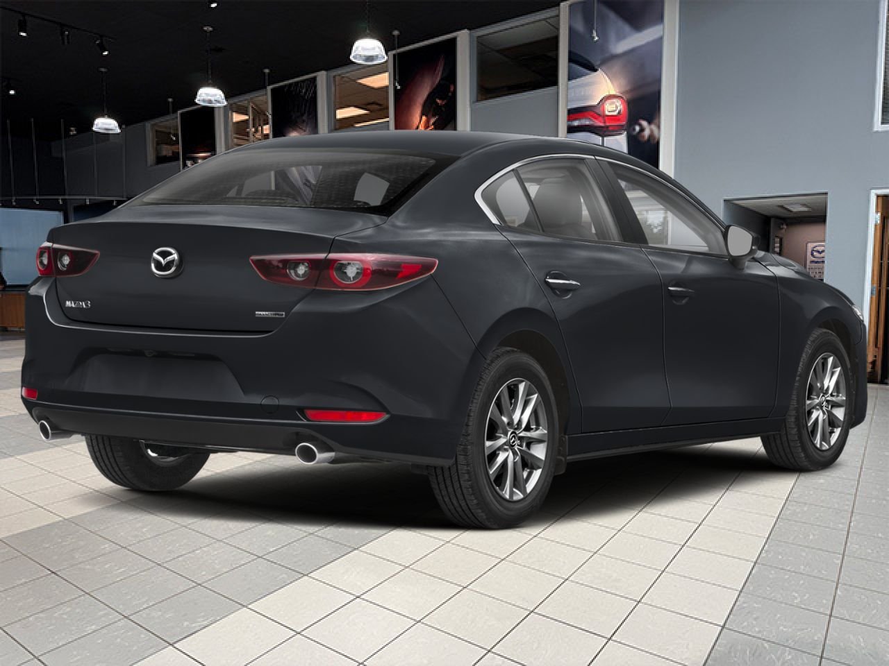 2026 MAZDA Mazda3 Jet Black Mica Notre-Dame-des-Prairies - photo #2