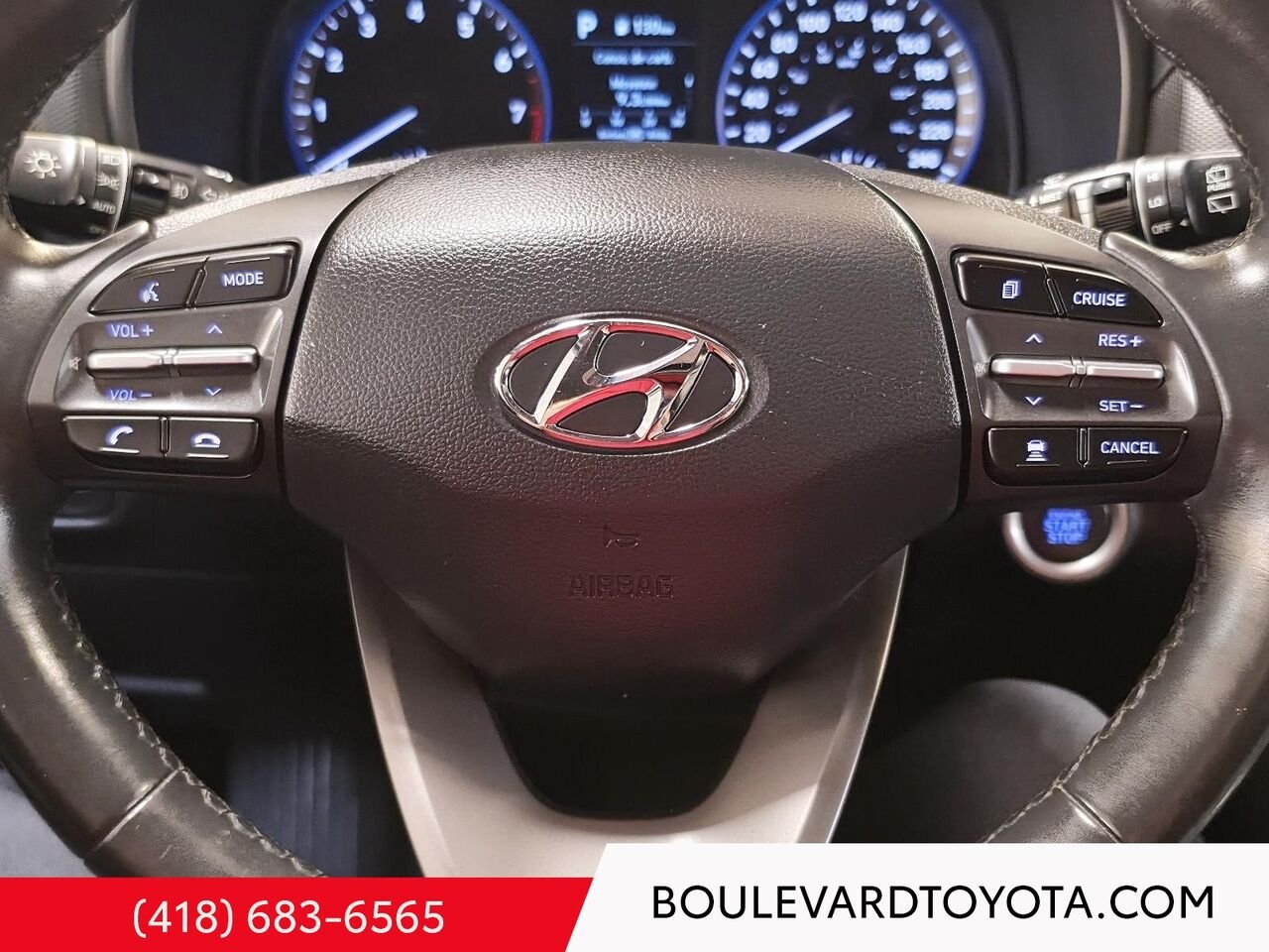 2020 Hyundai KONA 100574A-91 | 2.0L LUXE, AWD Orange Québec - photo #12
