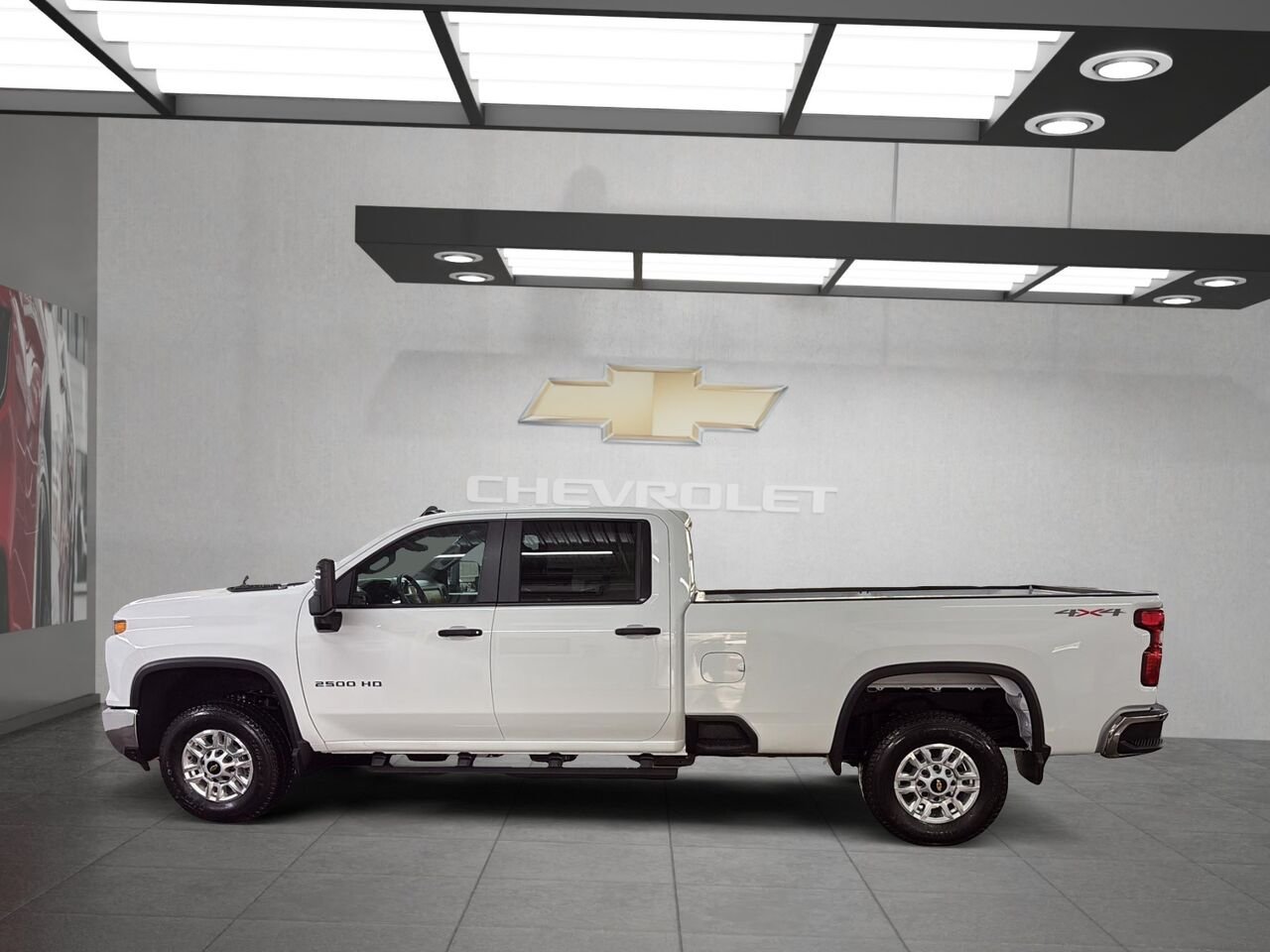 Chevrolet Silverado 2500HD WT cabine multiplace 4RM 172 po 2026 BLANC SOMMET Saint-Hyacinthe - photo #4