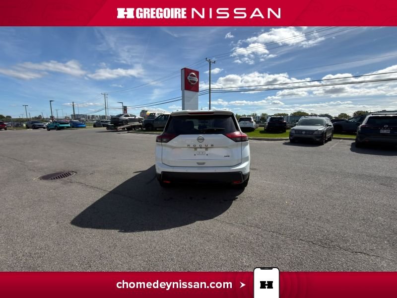 Nissan Rogue CL7470 | SV Moonroof * AWD *Carplay * Bancs Chauffants 2025 Blanc Laval - photo #8