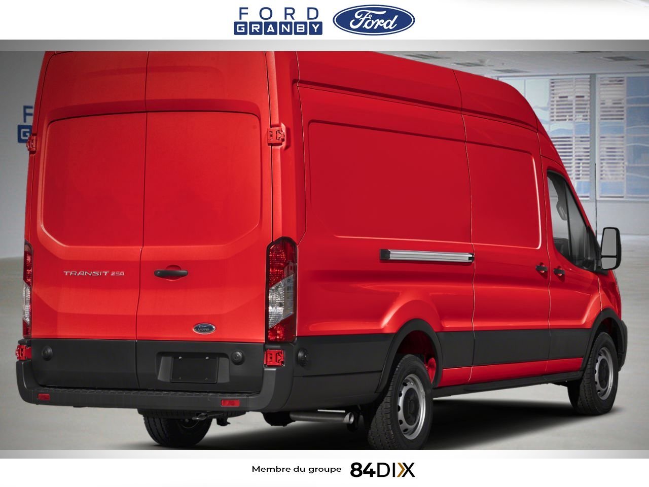 2027 Ford Transit Cargo Van Race Red Granby - photo #2