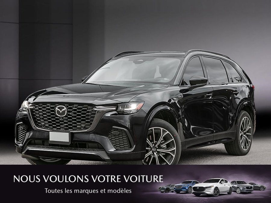 Mazda CX-70 hybride rechargeable GT 2026 Noir de jais mica