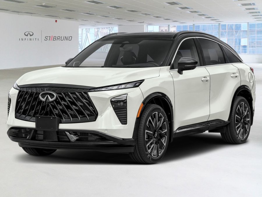 2027 INFINITI QX65 2027 Radiant White/Black Obsidian