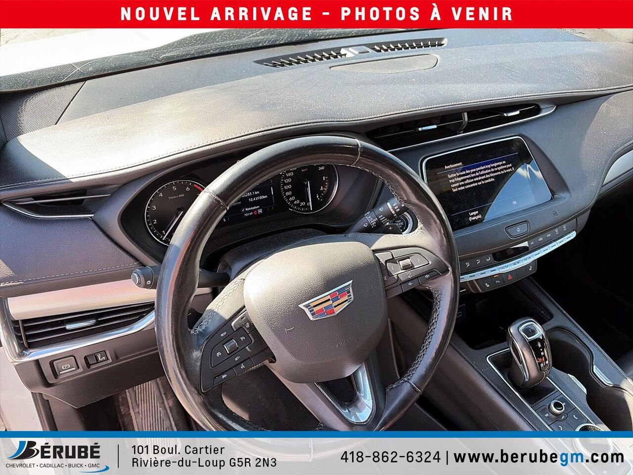 2019 CADILLAC XT4 AWD White Rivière-du-Loup - photo #7