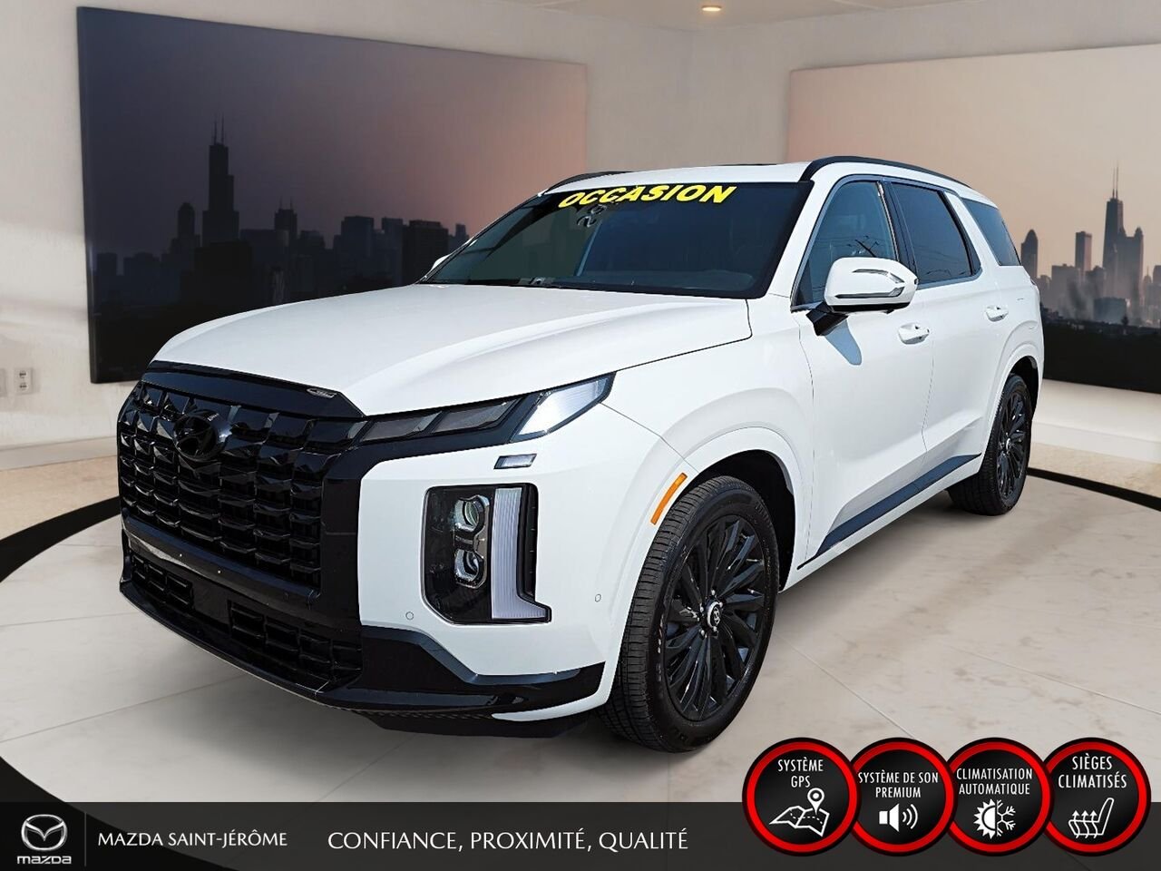 Hyundai Palisade ULTIMATE CALLIGRAPHY NUIT | 7 PLACES | TOIT PANO | AWD | 2025 Blanc Saint-Jérôme - photo #0