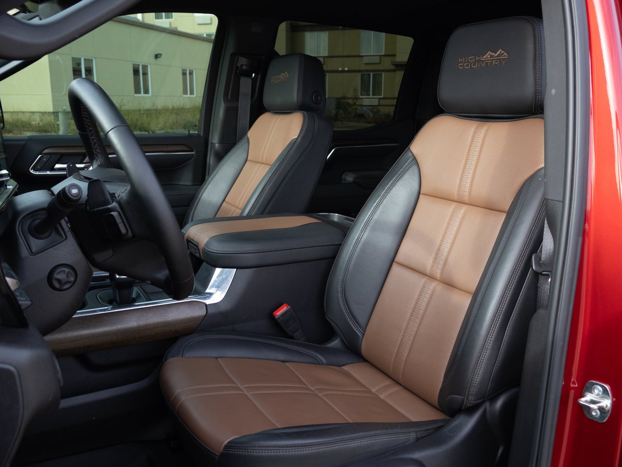 2025 Chevrolet Silverado 1500 4WD Crew Cab 147 High Country Red Sherwood Park - photo #16