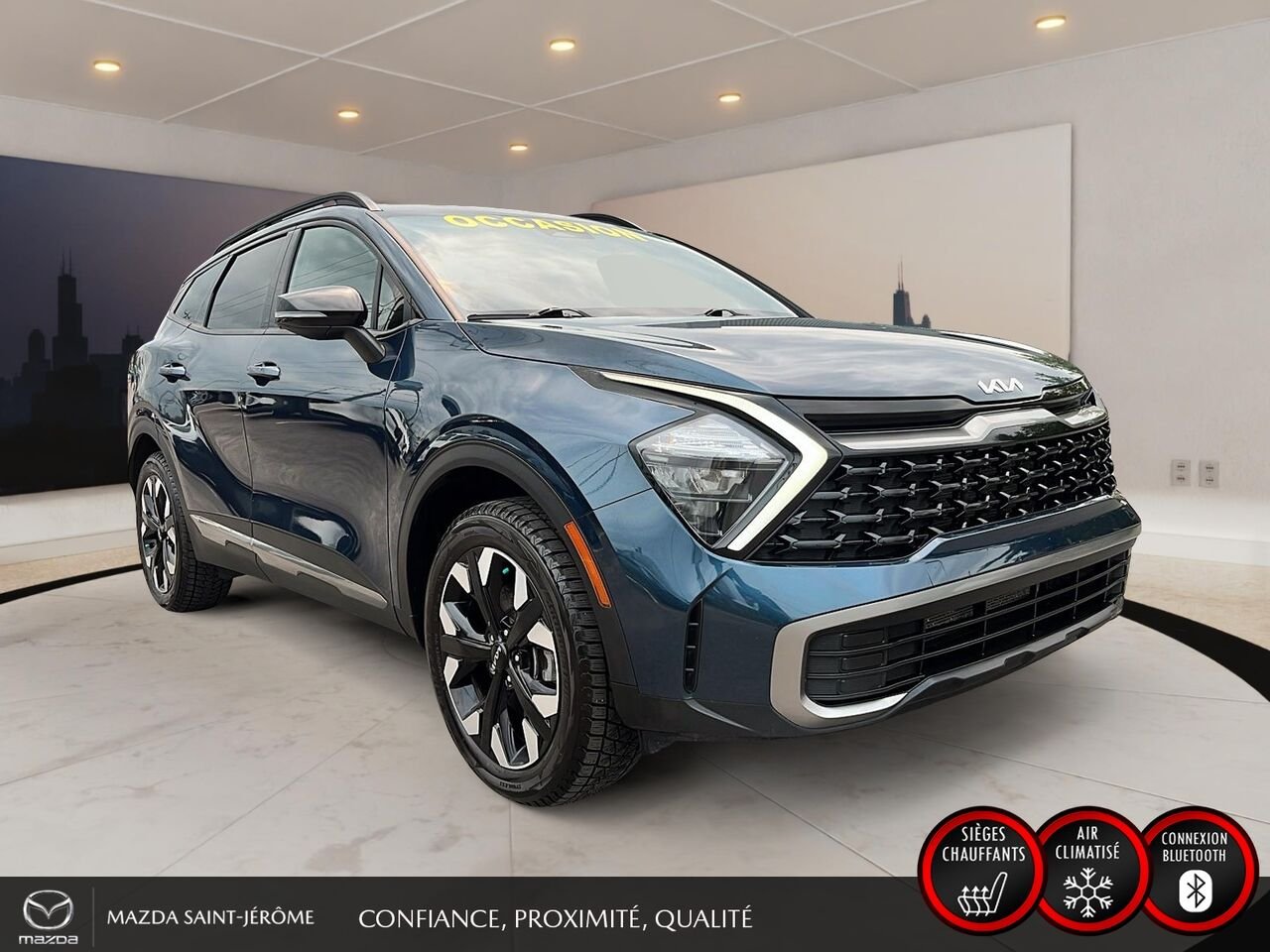 2023 Kia Sportage Blue Ste-Agathe des Monts - photo #3