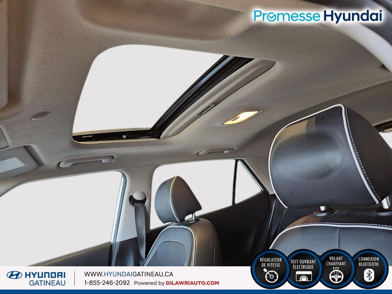 Hyundai Venue Ultimate IVT *** carfax clean , toute equiper , certifier*** 2022 Blanc Ottawa & Gatineau - photo #15