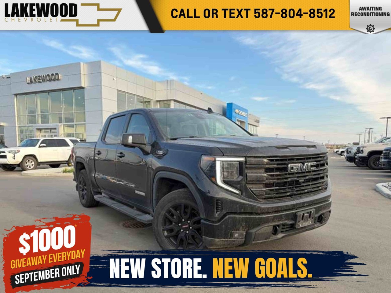 2024 GMC Sierra 1500 4WD Crew Cab 147 Elevation Black Sherwood Park - photo #0