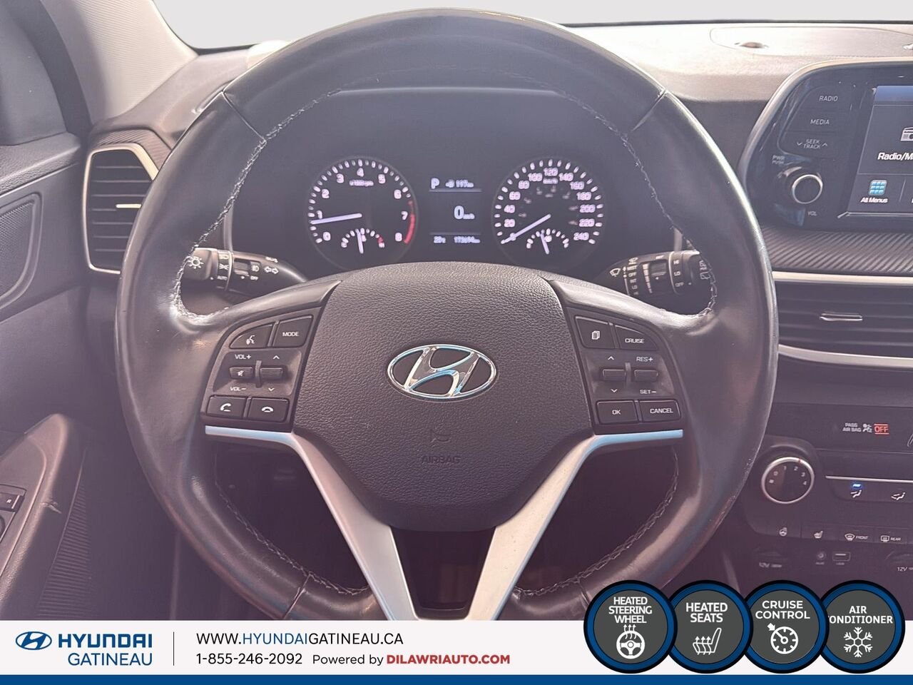 2021 Hyundai Tucson White Gatineau - photo #9