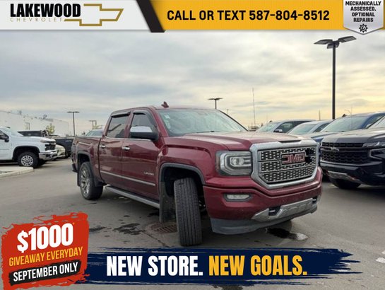 2017 GMC Sierra 1500 Denali Ultimate 6.2L | Power Sunroof Red
