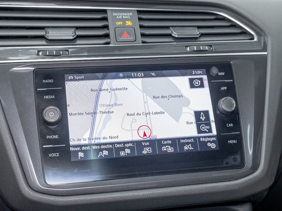 Volkswagen Tiguan HIGHLINE 4MOTION *TOIT* NAV CUIR FENDER CARPLAY 2020 Gris