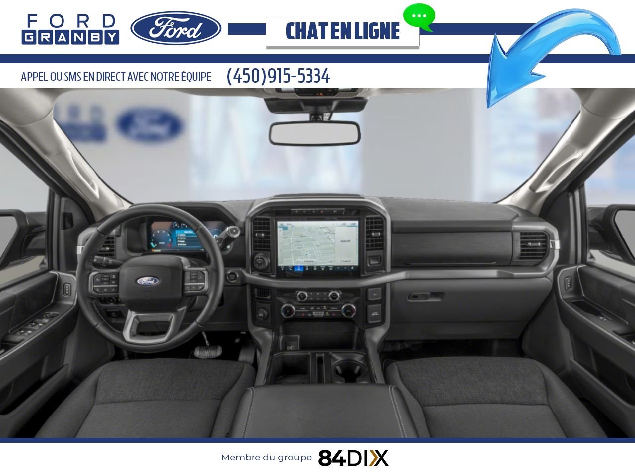 Ford F-150 2025 Blanc Oxford Granby - photo #5
