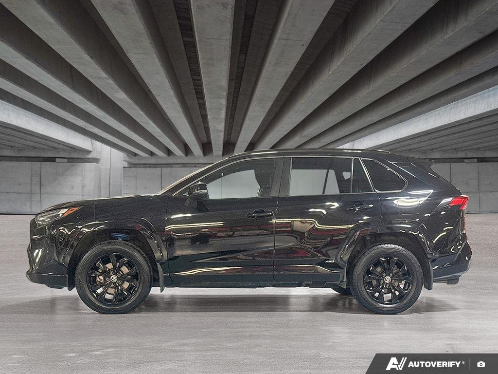 2022 Toyota RAV4 2602099A | Hybrid SE, well maintained, local trade Black Edmonton - photo #2