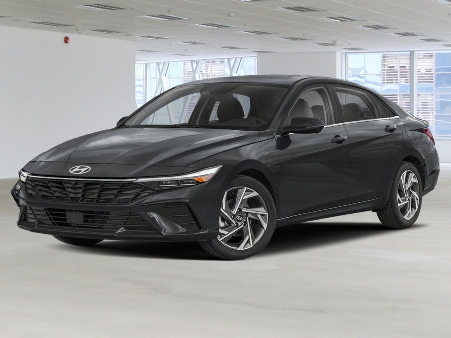 2026 HYUNDAI Elantra Luxury IVT avec intérieur deux tons Abyss Black