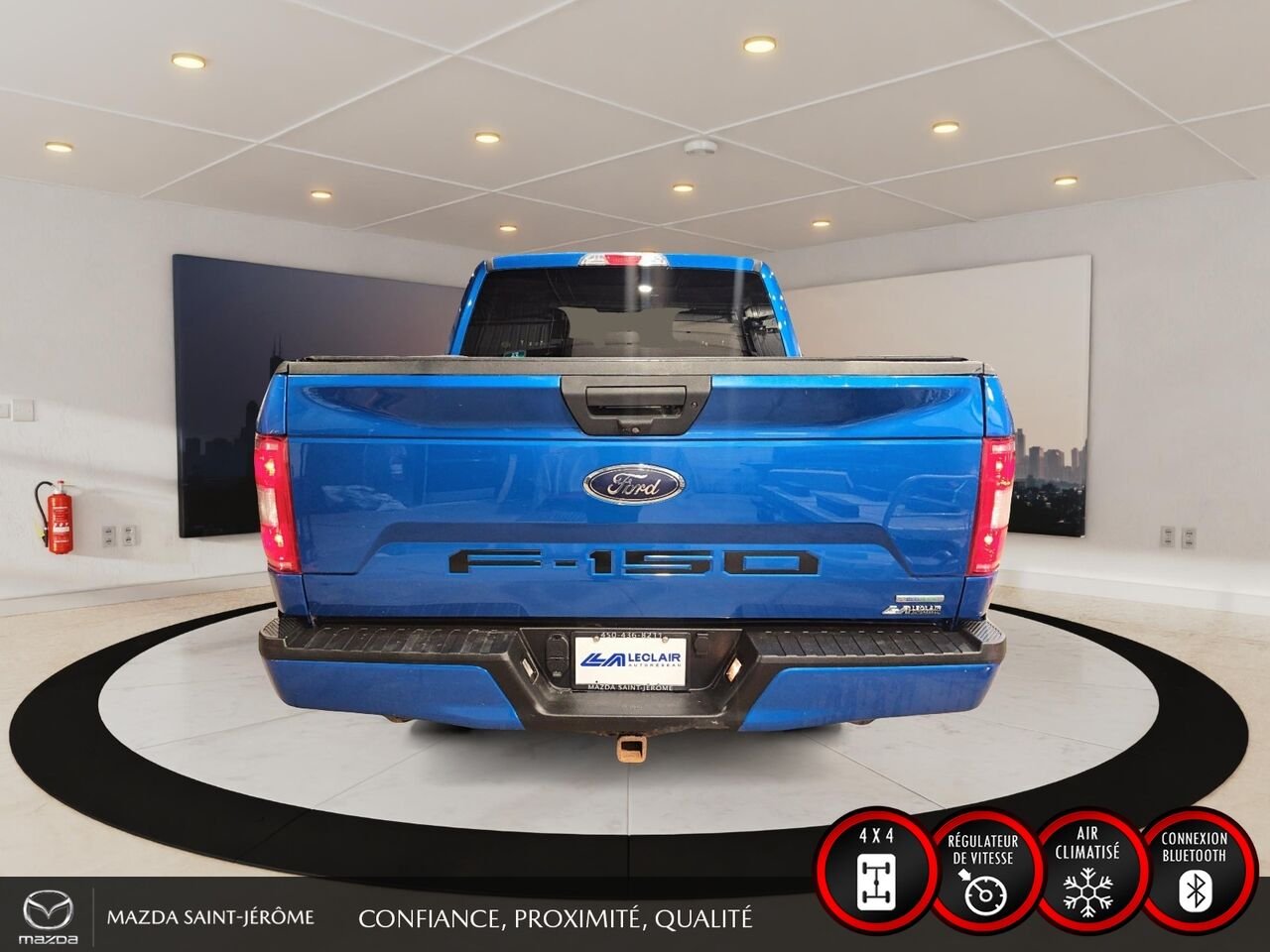 2019 Ford F-150 XL SPORT | JAMAIS ACCIDENTÉ | 2.7L ECOBOOST | 4X4 | SUPERCREW | ENSEMBLE REMORQUAGE Blue Saint-Jérôme - photo #6