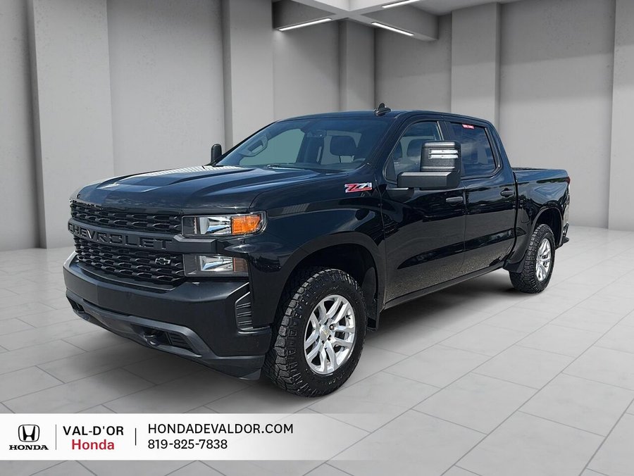 Chevrolet Silverado 1500 WT cabine multiplace 4RM 147 po 2020 2020 Noir