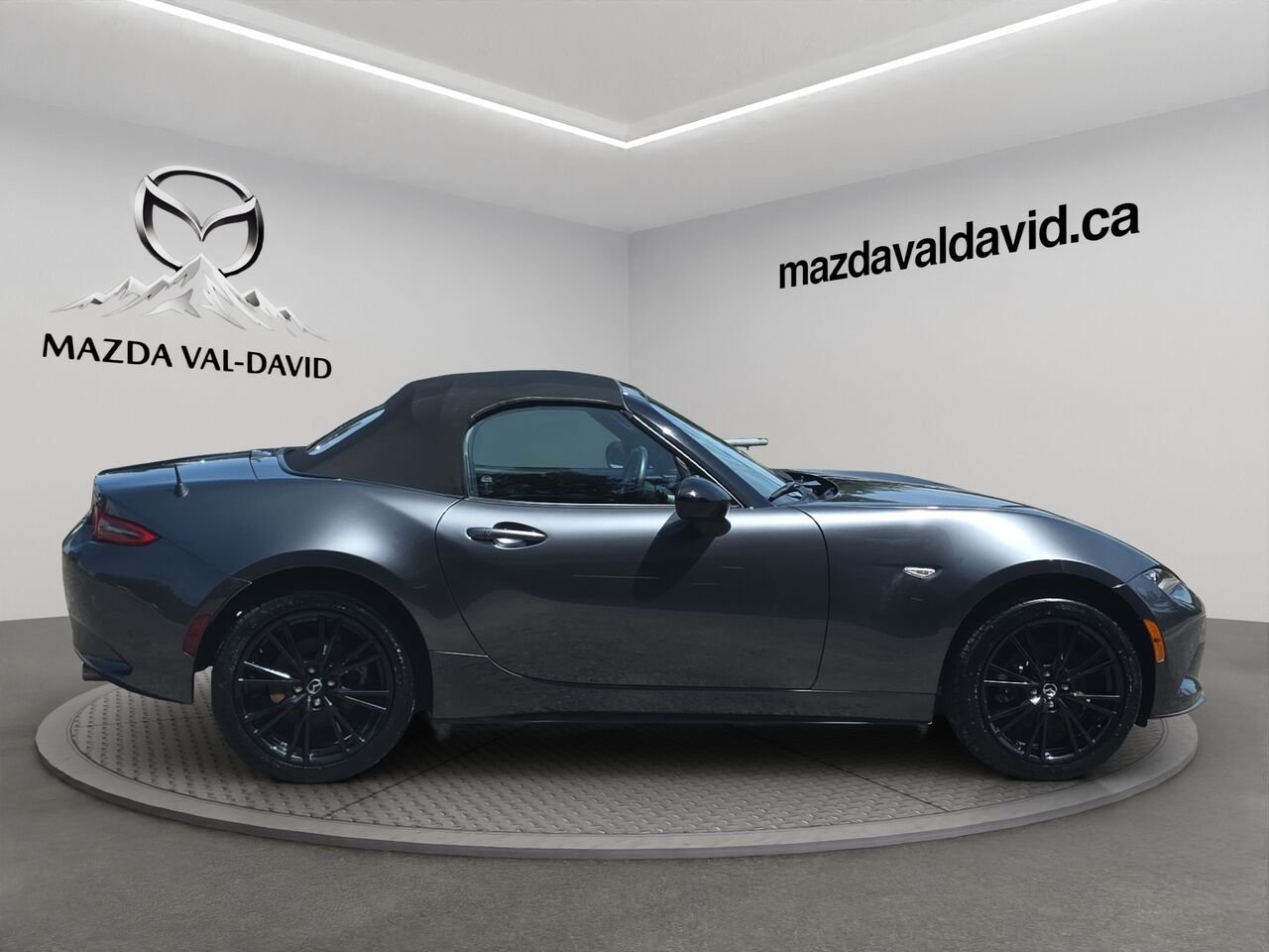 2024 Mazda MX-5 GS BM, NAVIGATION, CAMÉRA DE RECUL, DÉCAPOTABLE Grey Val-David - photo #3