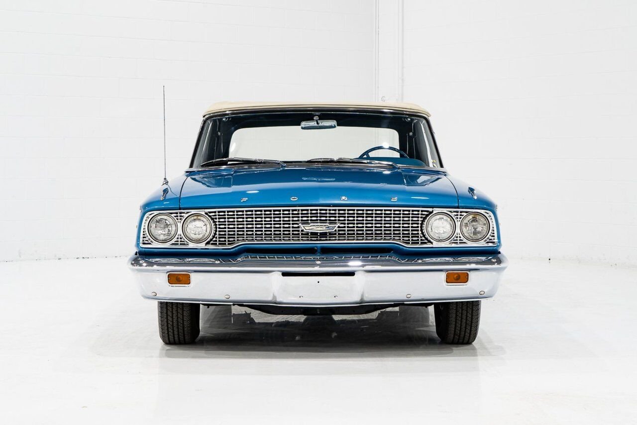 1963 Ford Galaxie 500 *PRIX EN USD* 406 Cu In TriPower 4-Speed Convertible Blue Montreal - photo #40
