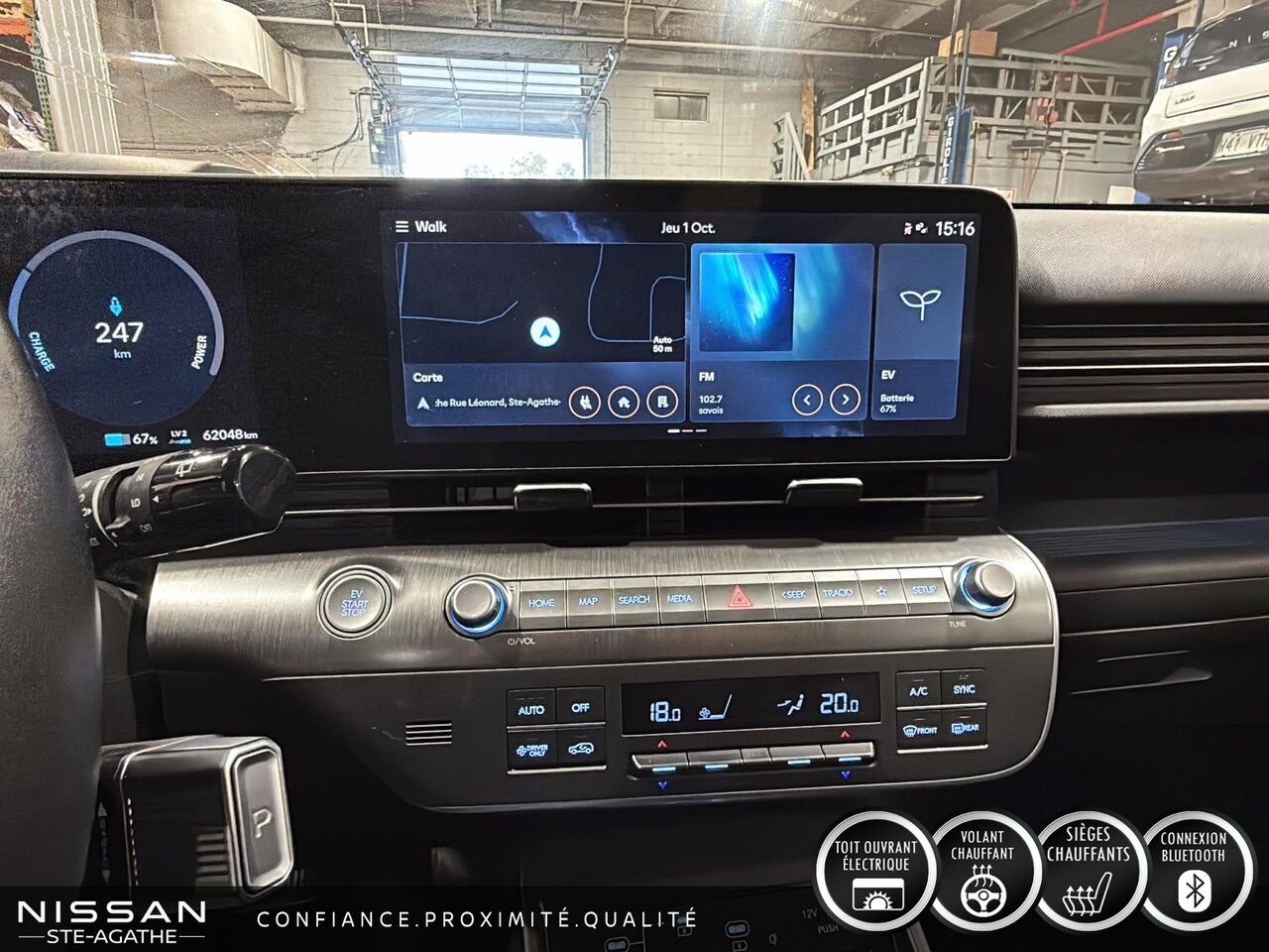 2024 Hyundai Kona Electric ULTIMATE TA | 100 % ÉLECTRIQUE | TOIT OUVRANT | CAMÉRA 360° | TÊTE HAUTE Red Saint-Jérôme - photo #16