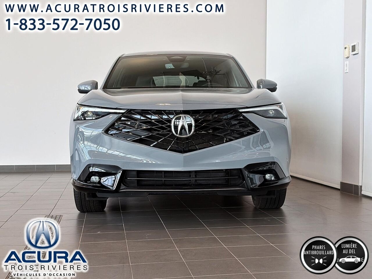 2025 Acura ADX A-Spec AWD, TOIT PANO, VOLANT CHAUFFANT Grey Trois-Rivières - photo #4