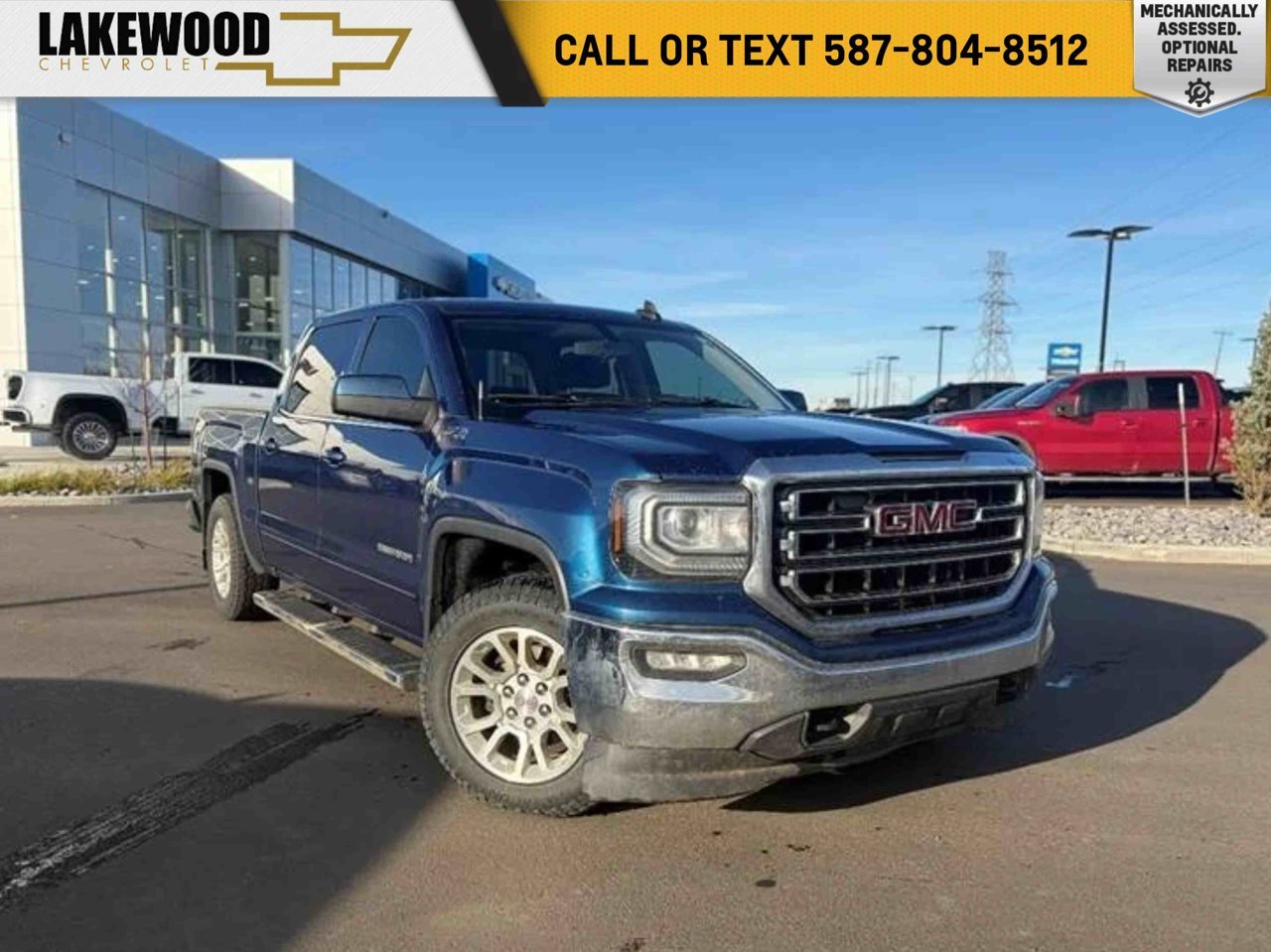 2017 GMC Sierra 1500 4WD Crew Cab 143.5 SLE Blue Sherwood Park - photo #0