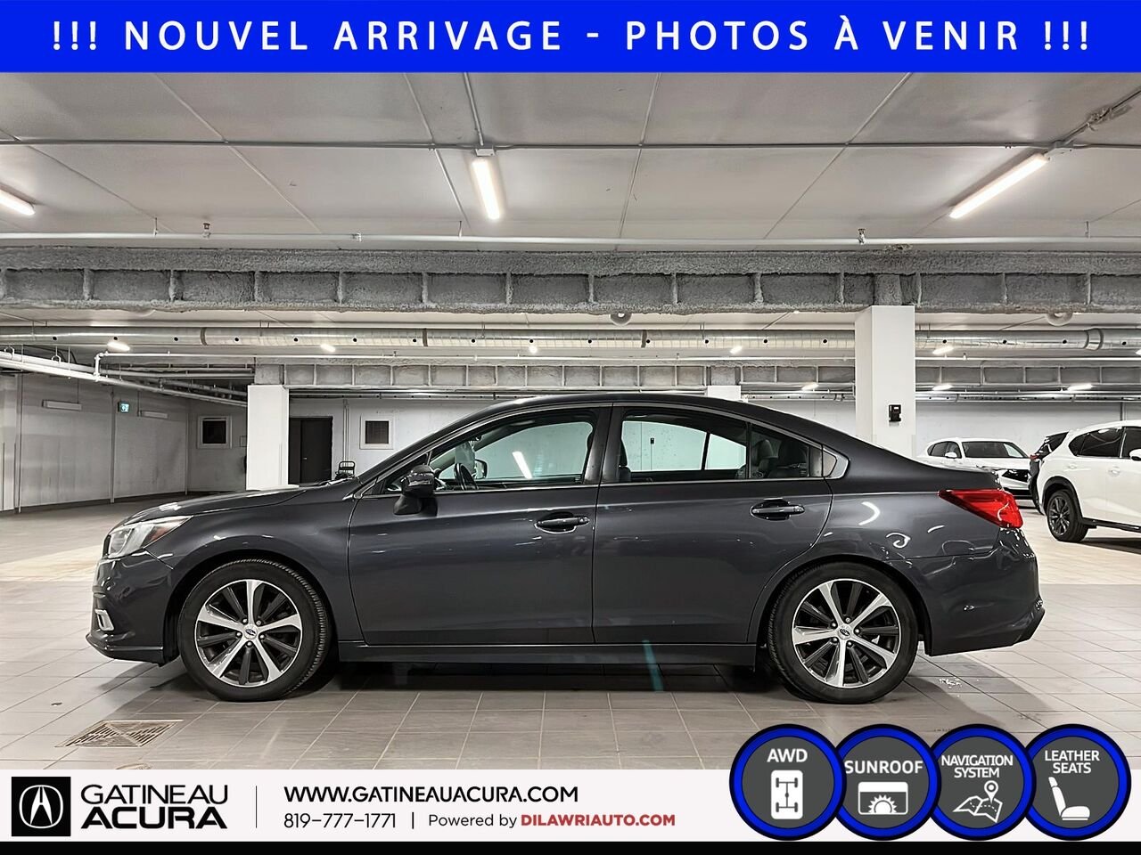 2019 Subaru Legacy 2.5i Limited AWD Grey Gatineau - photo #8
