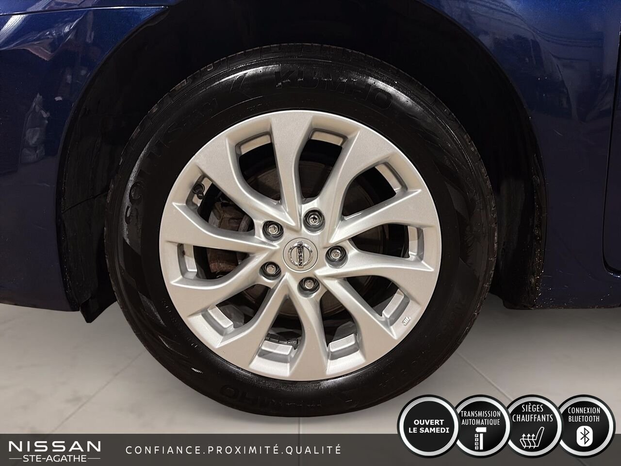 2019 Nissan Sentra SV | AUTOMATIQUE | CLIMATISATION | GROUPE ÉLECTRIQUE | 110 719 KM Blue Saint-Jérôme - photo #6