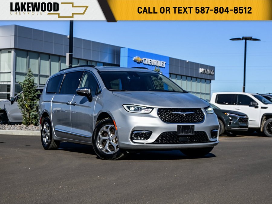 2023 Chrysler Pacifica Limited AWD 3.6L 7 Passenger | Panoramic Sunroof Grey