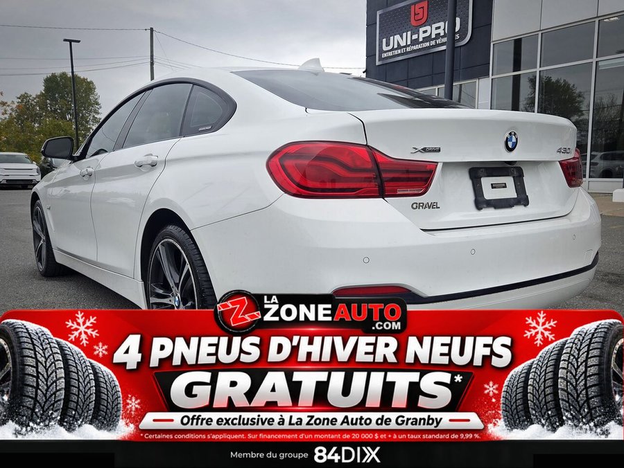BMW 430xi Gran Coupe NOUVELLE ARRIVAGE + Traction intégrale xDrive 2018 Blanc