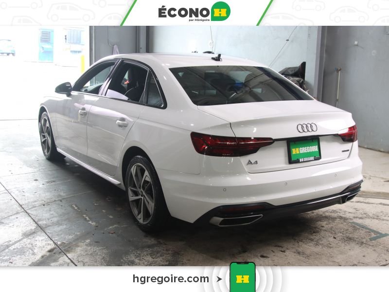 Audi A4 2022 Blanc Laval - photo #4