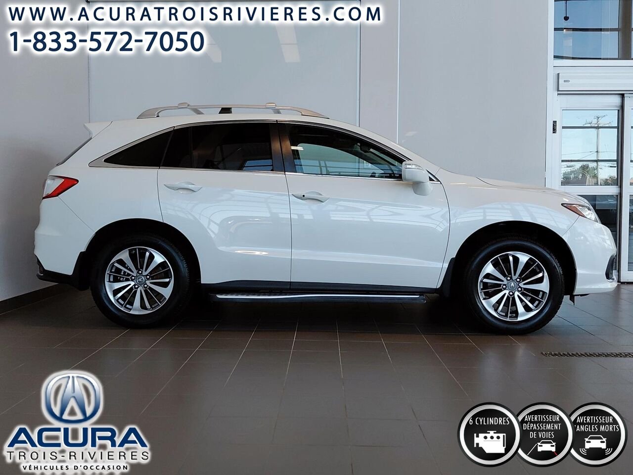 2017 Acura RDX ELITE White Trois-Rivières - photo #2