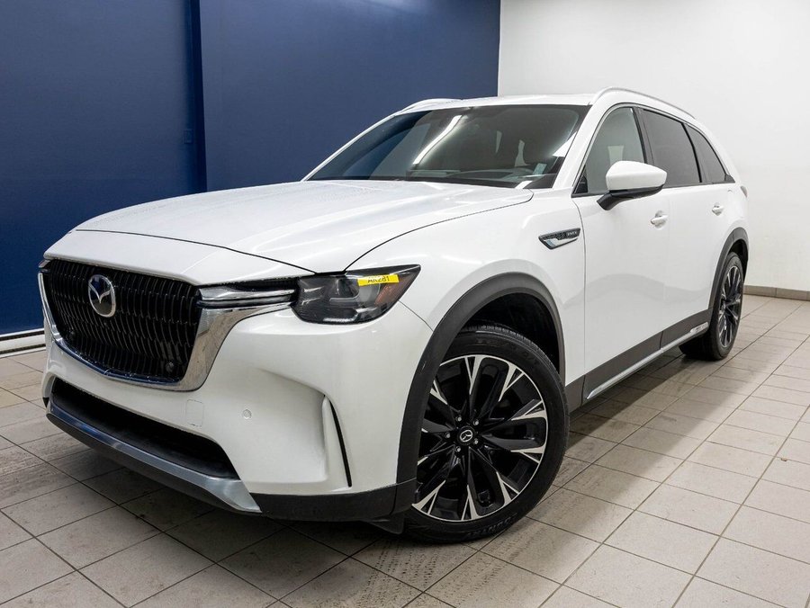 Mazda CX-90 PHEV GT AWD *7 PLACES* TOIT *CAM 360* SIEGES VENTIL*HUD 2025 Blanc