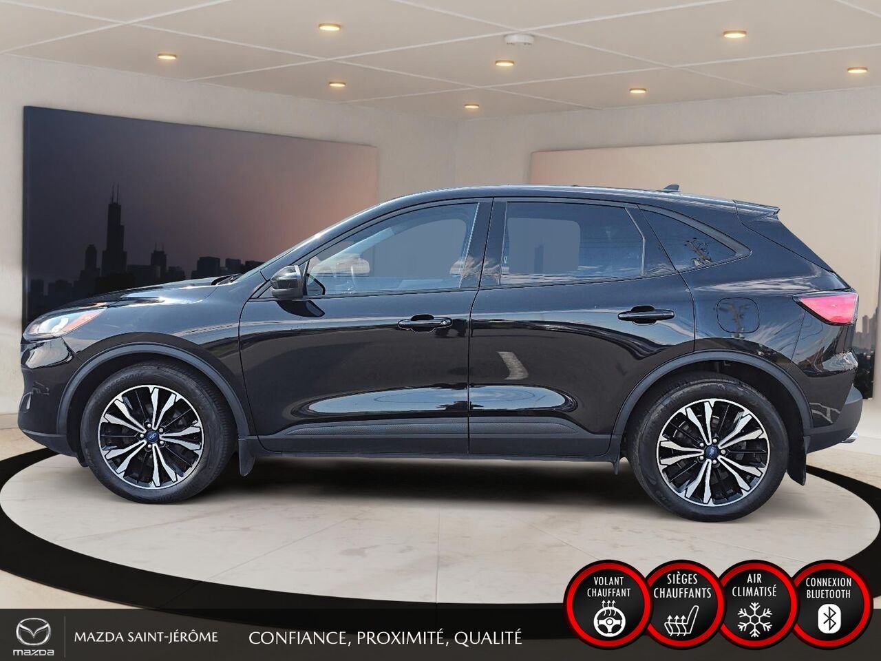 2022 Ford Escape Black Ste-Agathe des Monts - photo #9