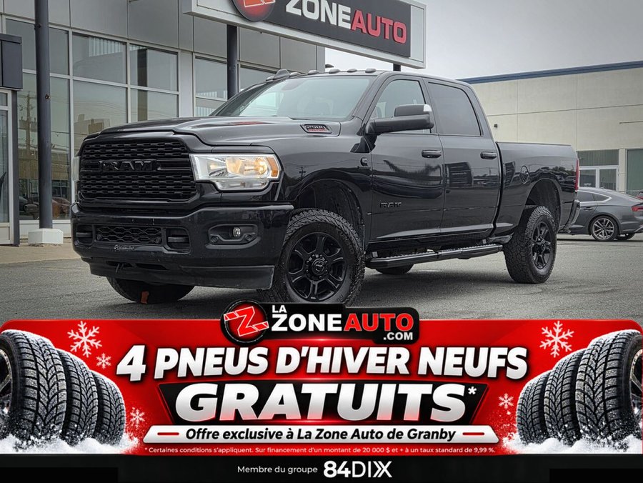 Ram 2500 Turbo Diesel Big Horn Ratio differentiel 3.73 + jamais accidenté 2022 Noir